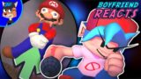 Boyfriend Reacts to SMG4: If Mario Was In…. Friday Night Funkin
