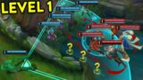 CRAZIEST LEVEL 1 MOMENTS IN LEAGUE OF LEGENDS #3