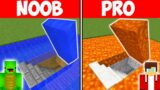 Minecraft NOOB vs PRO: WATER VS LAVA UNDERGROUND BASE by Mikey and JJ  (Maizen Parody)