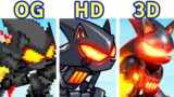 FNF: Prey Furnace: OG vs HD vs 3D [FNF Mod/Sonic.EXE]