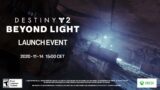 Destiny 2 Beyond Light – Launch Stream