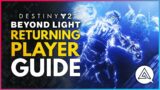 Destiny 2 Beyond Light | Returning Player Guide – A Summary of What's New