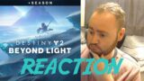Destiny 2 Beyond Light Reveal Trailer Reaction!