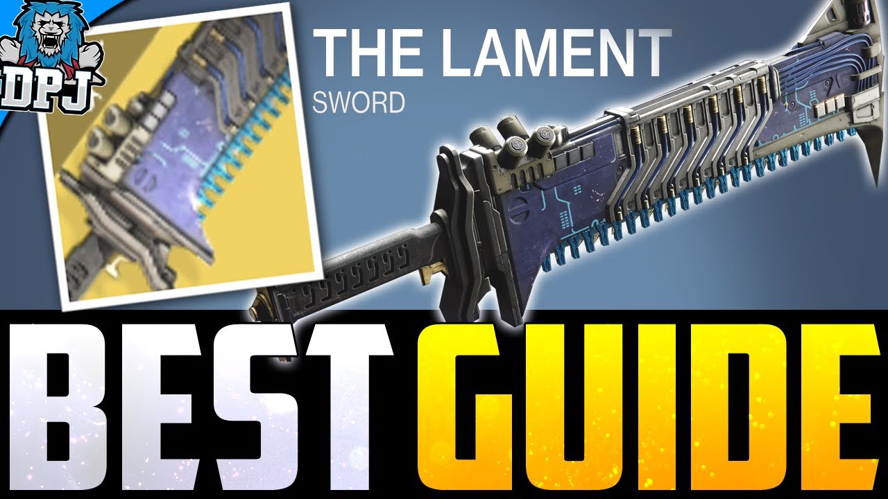 Destiny 2 How To Get The Lament Exotic Sword Beyond Light Destiny