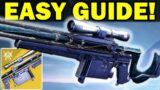 Destiny 2: How to get The CLOUDSTRIKE Exotic Sniper FAST & EASY! | Beyond Light