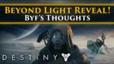 Destiny 2 Lore – Beyond Light Reveal Stream. Byf's hot take on Beyond Light & Season of Arrivals!