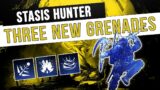 Hunter Stasis Subclass Revenant, Three NEW Stasis Grenades | Destiny 2 Beyond Light