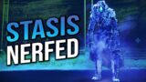 STASIS NERFED! Big Changes Already in Destiny 2 Beyond Light [D2 news]