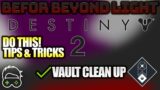Vault Cleanup | Beyond Light Prep | Destiny 2