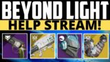 Destiny 2 – BEYOND LIGHT HELP STREAM! Deep Stone Crypt Helps!