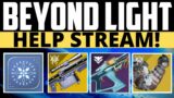 Destiny 2 – BEYOND LIGHT HELP STREAM! Exotic Help Stream / Dawning Grind!