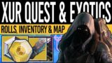 Destiny 2 | XUR'S EXOTIC ROLLS! Exotic LOOT! Trials Map, Cipher Quest, Inventory & Rolls | 22nd Jan