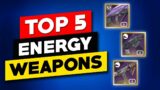 TOP 5 Energy Primary Weapons for Destiny 2 PvP (Beyond Light)