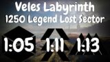 Veles Labyrinth Legend Lost Sector | All Classes | Destiny 2 Beyond Light