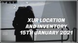 XUR LOCATION AND INVENTORY – 15th January 2021 – Destiny 2:Beyond Light