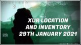 XUR LOCATION AND INVENTORY | 29th January 2021 | Destiny 2: Beyond Light