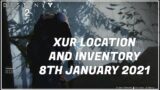XUR LOCATION AND INVENTORY – 8th January 2021 – Destiny 2: Beyond Light