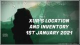 XUR'S LOCATION AND INVENTORY – 1st January 2021 – Destiny 2: Beyond Light