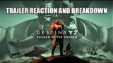Destiny 2 Beyond Light Season of the Chosen Trailer Reaction and Breakdown