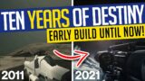Destiny 2 | TEN YEARS OF DESTINY! Early Development Until Beyond Light! (2011-2021)