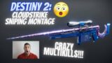 INSANE CLOUDSTRIKE SNIPING MONTAGE!!! | Exotic Sniper | Destiny 2 Beyond Light Season Of The Hunt
