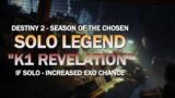 Solo 1300 Legend Lost Sector "K1 Revelation" (Warlock) – Destiny 2 Beyond Light