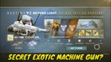 Destiny 2 | SECRET EXOTIC MACHINE GUN AND FUTURE SEASONS? (Beyond Light)