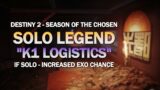 Solo 1300 Legend Lost Sector "K1 Logistics" (Hunter) – Destiny 2 Beyond Light