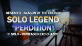 Solo 1300 Legend Lost Sector "Perdition" (Titan) – Destiny 2 Beyond Light