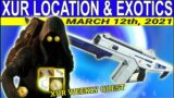 XUR Location And Exotics For March 12th, 2021- Beyond Light (Destiny 2)