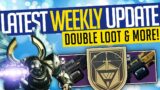 Destiny 2 | LATEST WEEKLY UPDATE! Double Loot, The Swarm Adept & More!