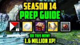 Destiny 2 | SEASON 14 PREP GUIDE! How to PREPARE for Season of the Collectives!