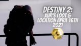 Xur Location & Loot April 16th 2021 | Destiny 2 Beyond Light Season Of The Chosen | #Shorts