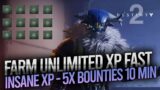 Destiny 2 Beyond Light –  Best way how to farm unlimited XP with bounties glitch (PATCHED)