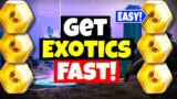 Destiny 2 How to get Exotics *FAST* (Lost sector farm)
