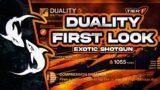 Duality: Exotic Shotgun First Look – Destiny 2 Beyond Light