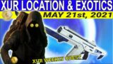 XUR Location And Exotics For May 21st, 2021- Beyond Light (Destiny 2)