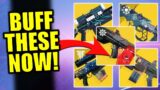 5 Exotic Weapons that NEED BUFFS NOW! | Destiny 2: Season of the Splicer