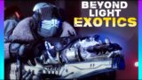 Destiny 2 | Insaneunbelievable BEYOND LIGHT EXOTICS | TELEPORT instead of the hunter DODGE!!!