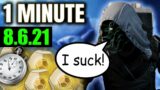 REALLY, Xur?  Xur in 1 MINUTE! (8.6.21) Destiny 2 Beyond Light