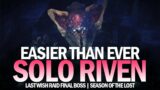 Solo Riven is Easier Than Ever (Season of the Lost Buffs) [Destiny 2]