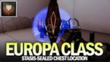 destiny 2 beyond light (europa class ) stasis-sealed chest location