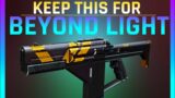 Destiny 2 | Best FUSION for BEYOND LIGHT | DON'T Delete this | 1360 MAX Light Fusion rifle