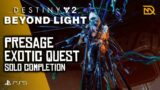 Destiny 2 | Presage Solo Run | Dead Man's Tale Exotic Quest – Beyond Light | PS5