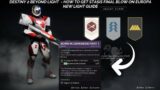 Destiny 2 Beyond Light – Use stasis melee against any combatant on Europa – New Light Player Guide