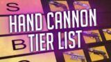 Exotic Hand Cannon Tier list -Destiny 2 Season Of The Hunt, Beyond Light