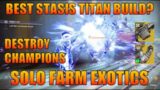 This is a BLAST! Best PvE Stasis Titan Build for Endgame Content? – Beyond Light Destiny 2