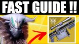 HOW TO GET CLOUDSTRIKE IN DESTINY 2 ! BEYOND LIGHT FAST EASY GUIDE
