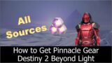 Destiny 2 | How to Get Pinnacle Gear (All Sources) – Beyond Light