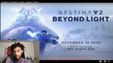 Destiny 2: Beyond Light – Launch Trailer | Johnny Finesse REACTION!!